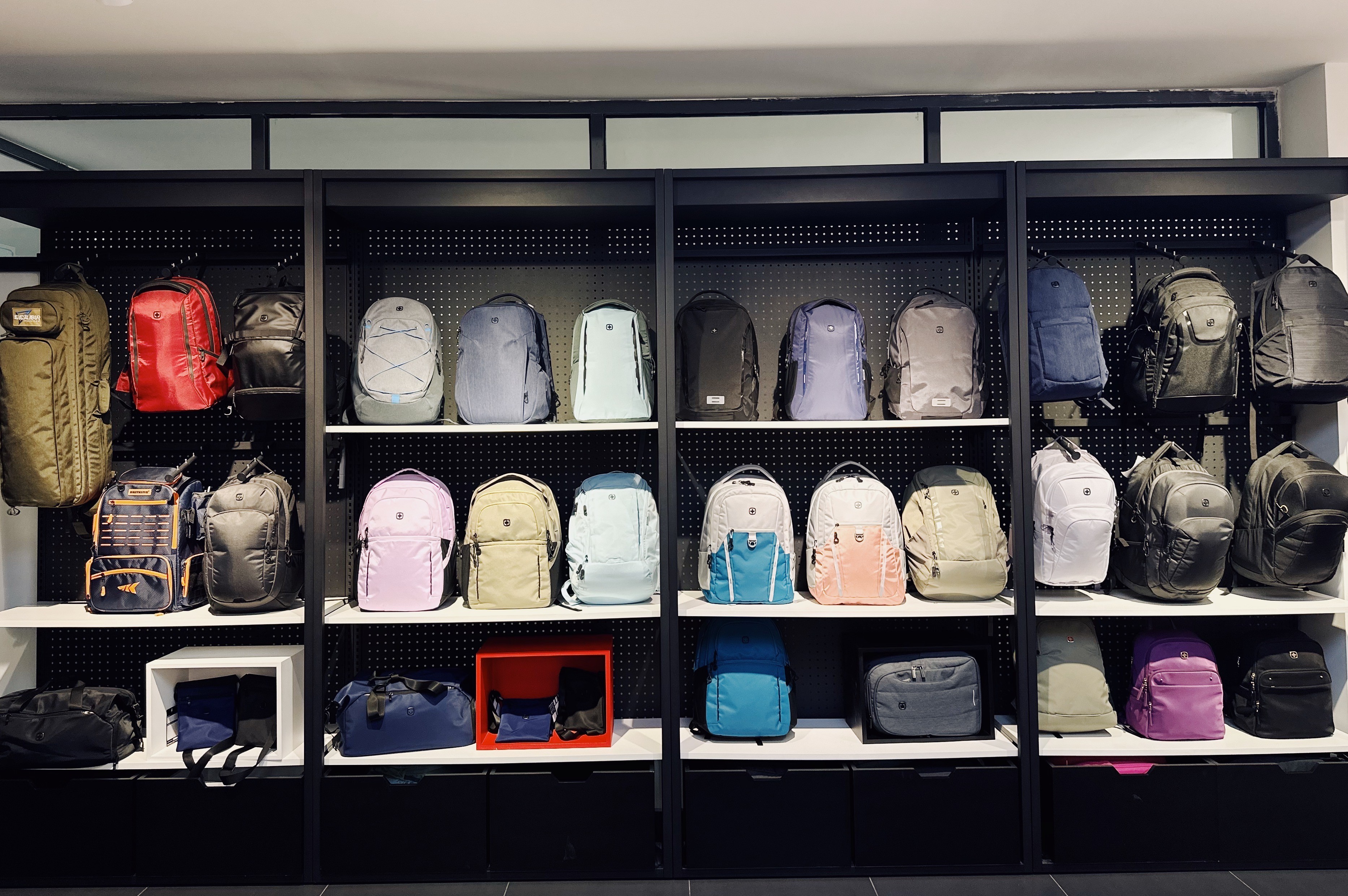 Completed school backpacks staging and final audit (Slide 10)