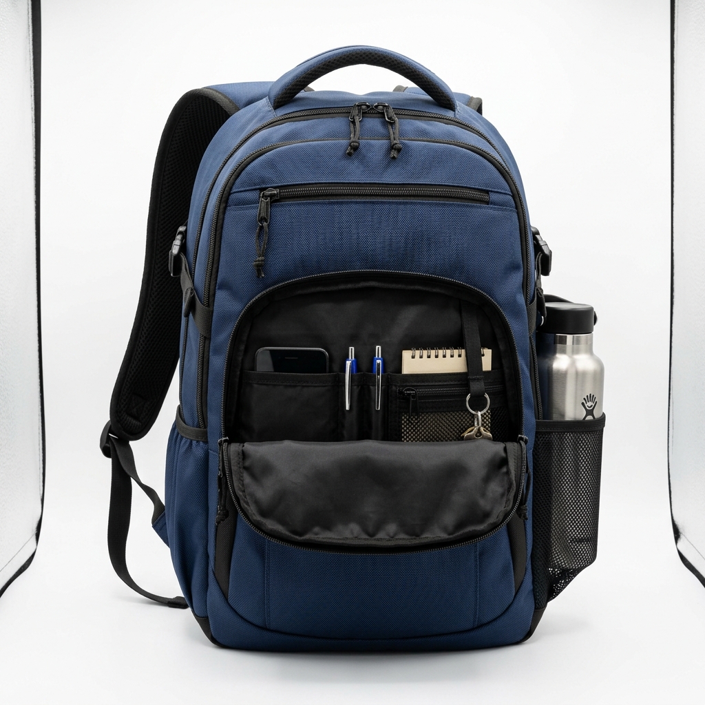 HETAIXING Multi-Compartment College Daypack - HETAIXING BAGS